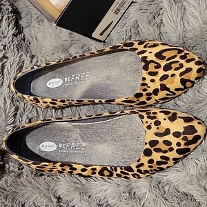Dr Scholls leopard print flats, 6.5